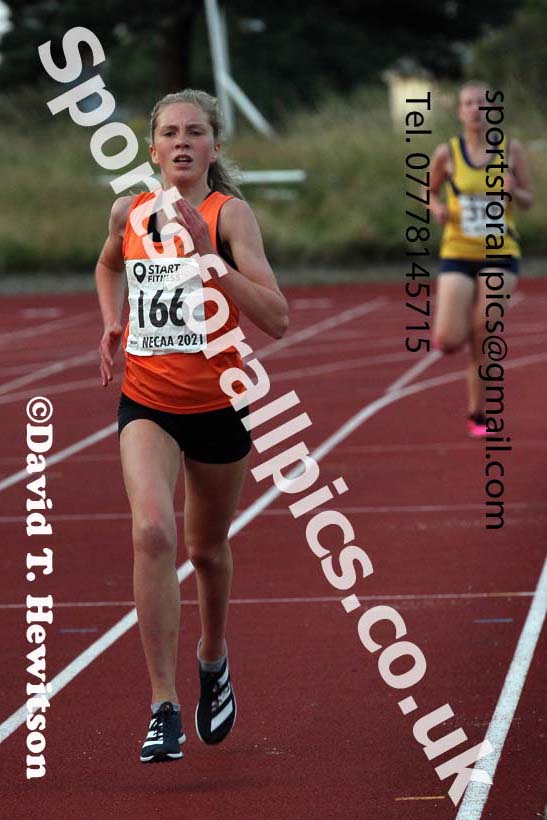 3000 metres, 2021 North East Grand Prix 6, Monkton, Wednesday, August 4th. Photo: David T. Hewitson/Sports for All Pics